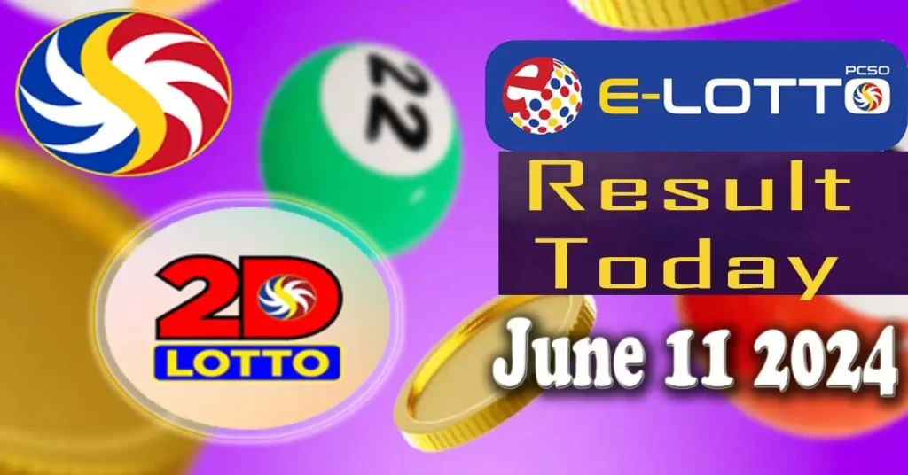 2D E-Lotto Result June 11 2024