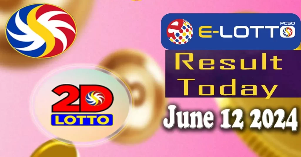 2D E-Lotto Result June 12 2024