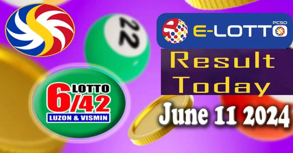 6/42 E-Lotto Result June 11 2024