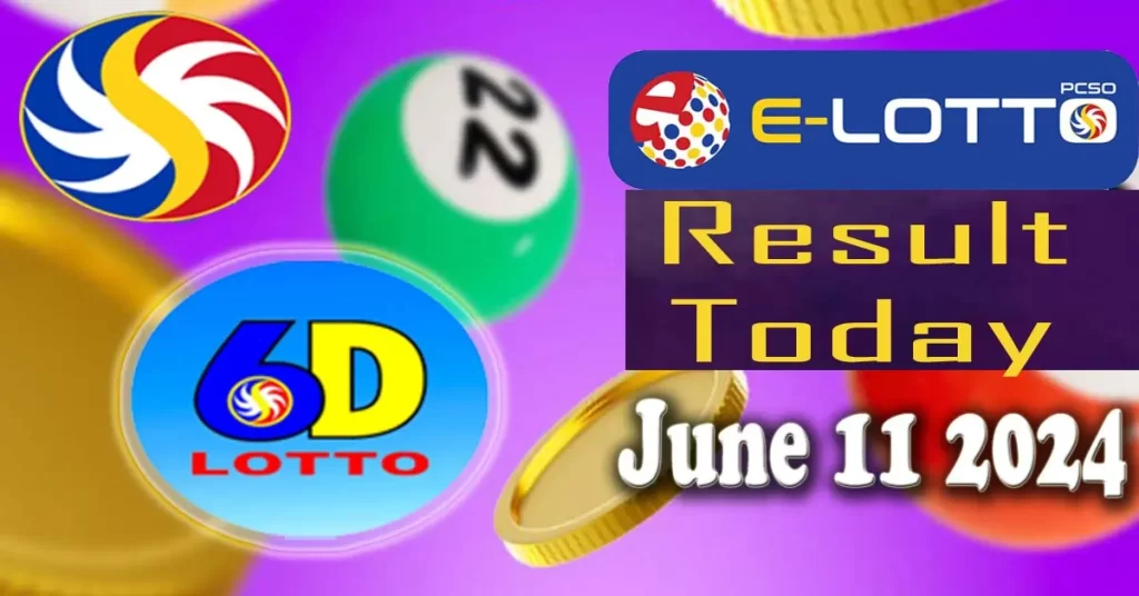 6D E-Lotto Result June 11 2024