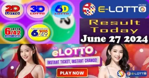 E-Lotto Result June 27 2024